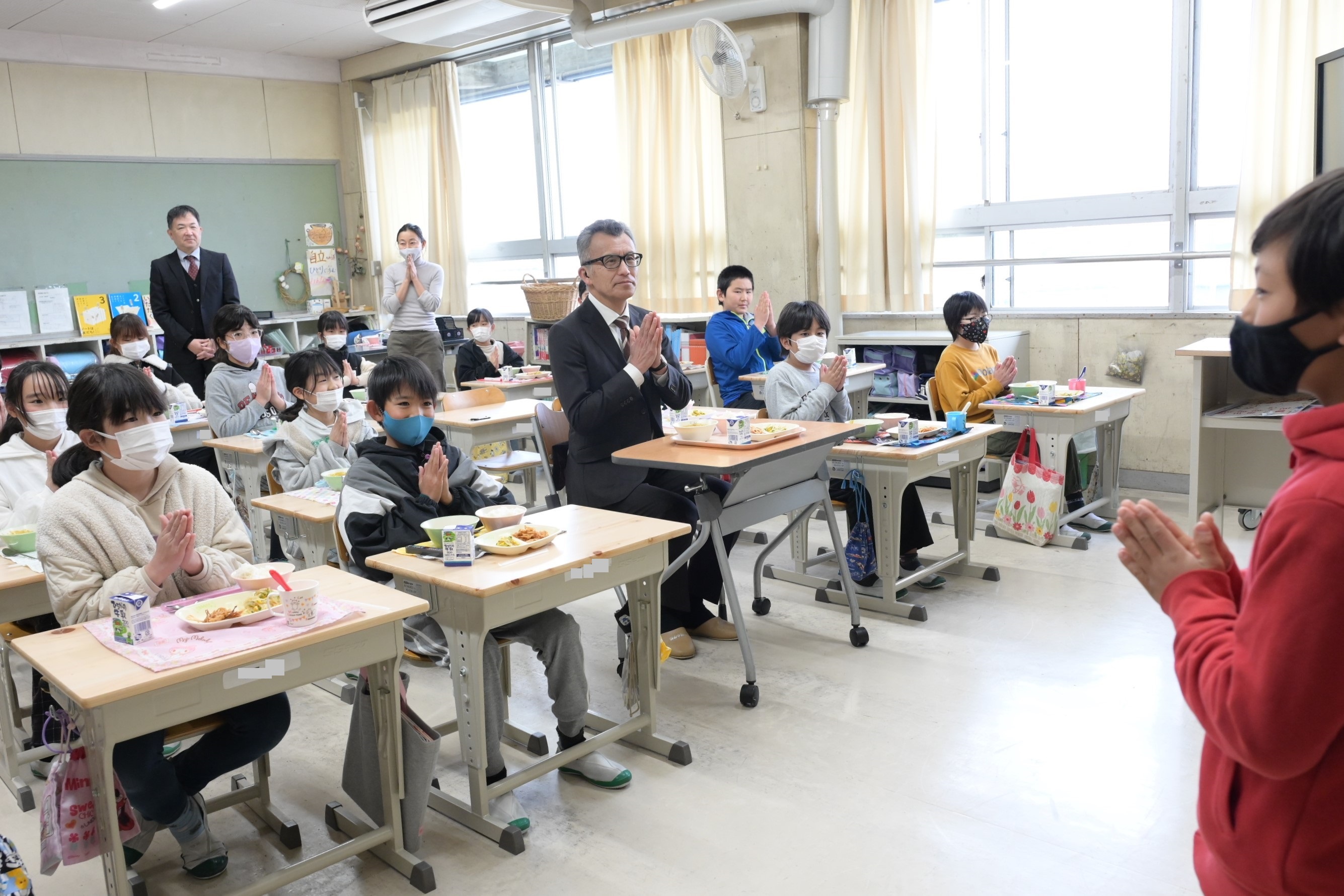 給食の様子