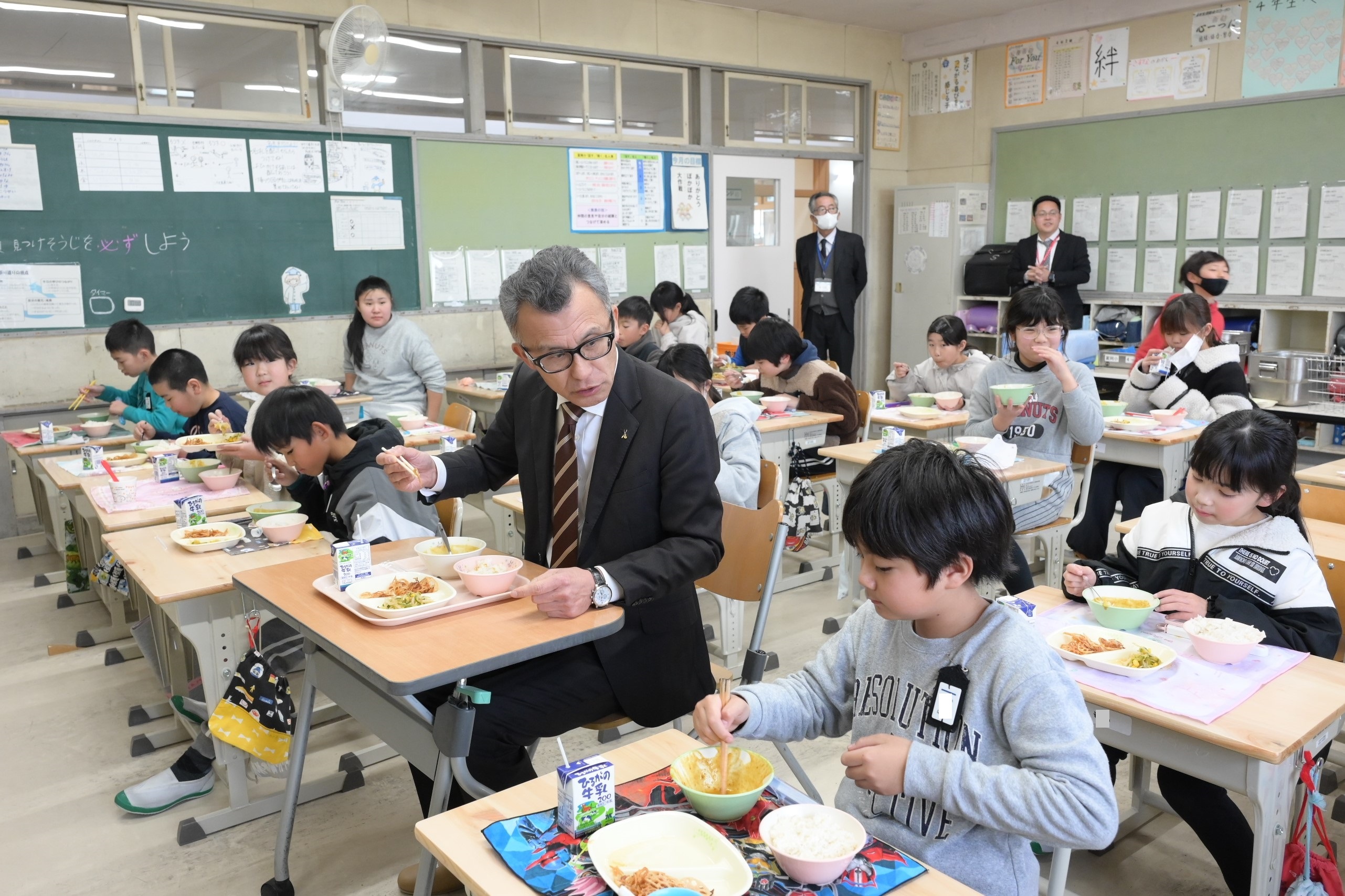 給食の様子