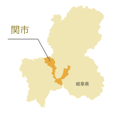 関市の地図