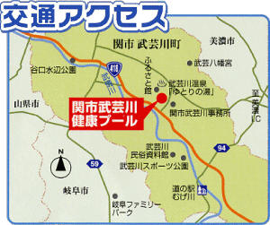 武芸川健康プール地図